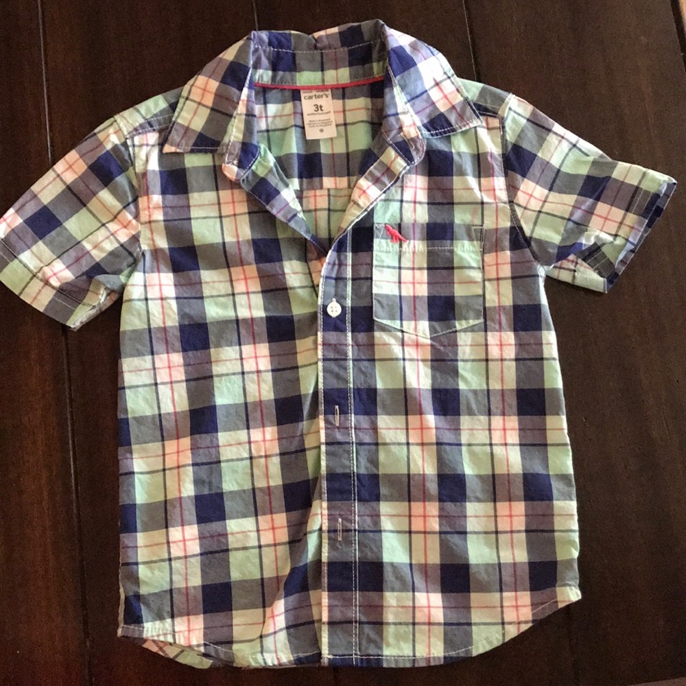 Toddler boy button up